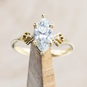 "MORRIGAN" - ORNATE SOLITAIRE ENGAGEMENT RING - MOUNTING ONLY - SELECT YOUR OWN STONE