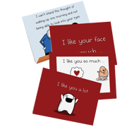 NSFW Love & Friendship Cards Vol. B - 4 pack