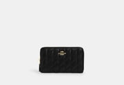 Medium Id Zip Wallet With Quilting