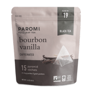 Bourbon Vanilla Black Tea, Full Leaf, in Pyramid Tea Bags