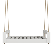 Breezy Acres Lancaster Daybed Swing Bed, Twin White