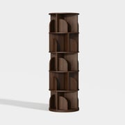 Yowos Rotating Bookshelf 360 Degree Storage Rack