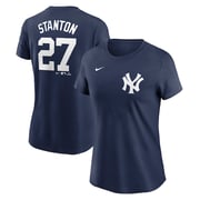 Giancarlo Stanton New York Yankees Nike Women's Fuse Name & Number T-Shirt - Navy