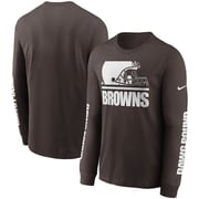 Cleveland Browns Nike Split Local Long Sleeve T-Shirt - Brown