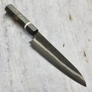 Hatsukokoro Itadaki Aogami #2 + Shirogami #2 Coreless Damascus 9.4" Gyuto