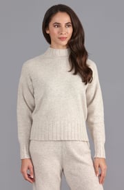 Womens Lambswool Grown On Neck Jumper