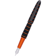 Diplomat Elox Ring Fountain Pen - Black - Stainless Steel Nib