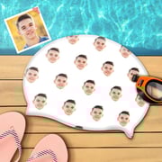 Custom Your Face Swim Cap Unisex-Adult Swim Cap Gifts For Sports Lovers