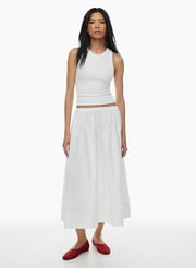 luminary poplin skirt