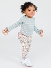 Knit Long Sleeve Ruffle Bodysuit Clearance