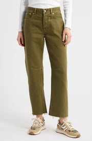 Darted Barrel Jeans