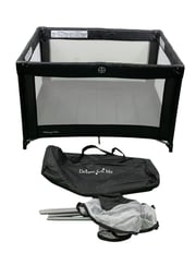 Dream On Me Zazzy Portable Playard with Bassinet, Black