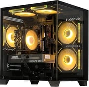 HZG Gaming Desktop Computer PC,Intel Core i5-13400F GeForce RTX 5060 8G 32GB RAM and 1TB NVMe M.2 SSD, WiFi6E, ARGB Fan, Prebuilt Gaming PC Tower