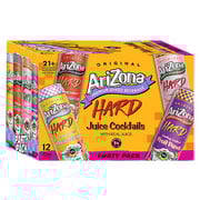 Arizona Hard Juice Variety In Cans - 12-12 Fl. Oz.