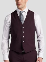Slim Fit Wool Blend Suit Vest