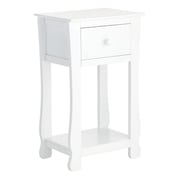 1-Drawer Thick Leg End Table, 26"
