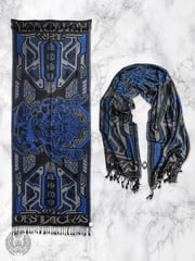 REMOVER OF OBSTACLES ✦ DEEP BLUE ✦ Festival Shawl
