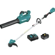 Factory Reconditioned Makita XT286SM1-R 18V LXT Brushless Lithium-Ion Cordless Blower/String Trimmer Combo Kit (4 Ah)