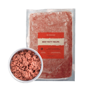 Raw Beef Recipe Patty For Dog | We Feed Raw