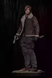 Leon - Residual Evil 4 Remake Statue 3D Print Model | 3D Print Model