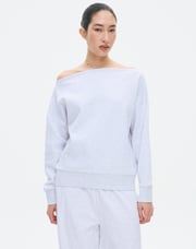 Organic Cotton Off Shoulder Sweat