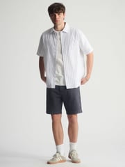 Men's Striped Short Sleeve Shirt In Castlerock
