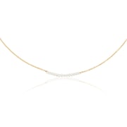 Gold Small Pearl Cluster Choker
