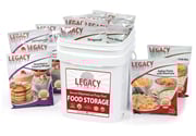 60 Serving Breakfast, Lunch, and Dinner Bucket - 18 lbs
