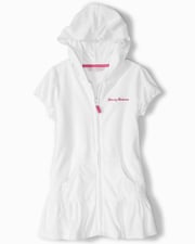 Little Girls' Hooded Coverup Dress