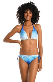 Ocean Oasis Halter Triangle Top - FINAL SALE