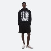Helmut Lang Black Scribble Hoodie | HELMUTLANG.COM