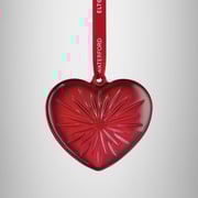 Christmas 2025 Elton John Aids Foundation Red Heart Ornament