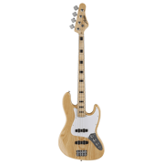 Austin Classic Double Cutaway Bass Guitar, Natural