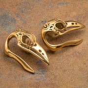 Stainless Steel Crow Skull Hangers