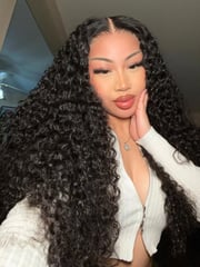 Deep Wave Lace Front Wigs 14-32 Inch Long Glueless HD Lace Wigs Yolissa Hair