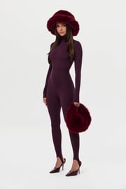 Naked Turtleneck Stirrup Jumpsuit