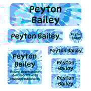 Tie-Dye Art School Labels Pack