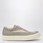 Vintage grey canvas and suede sneakers