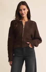 Sundance Zip-Up Sweater Jacket