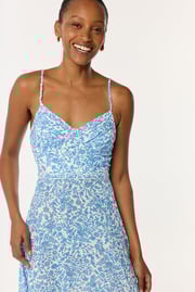 Long Dress Cara - Blue Lazuli