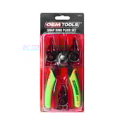 OEMTOOLS 4-in-1 Snap Ring Pliers with Interchangeable Jaws (25012)