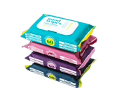 60ct Flushable Wipes - Variety Pack