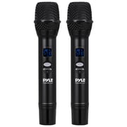 Wireless Microphone System - Karaoke Ready, Bluetooth, Dual Handheld Mics