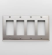 Lewis Quad GFCI Switchplate