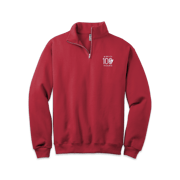 Cozy Up Quarter-Zip Red Sweatshirt