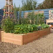 Iglesias Wood Raised Garden