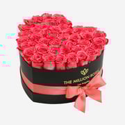 Heart Black Box | Coral Roses
