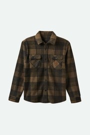 Bowery Arctic Stretch L/S Fleece - Burro Brown/Black Plaid