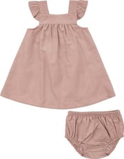 Corduroy Jumper Dress & Bloomers