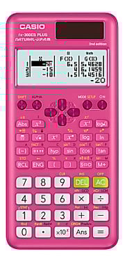 Casio® fx-300ES PLUS Natural-V.P.A.M. 2nd Edition Scientific Calculator, Pink, FX-300ESPLS2-PK